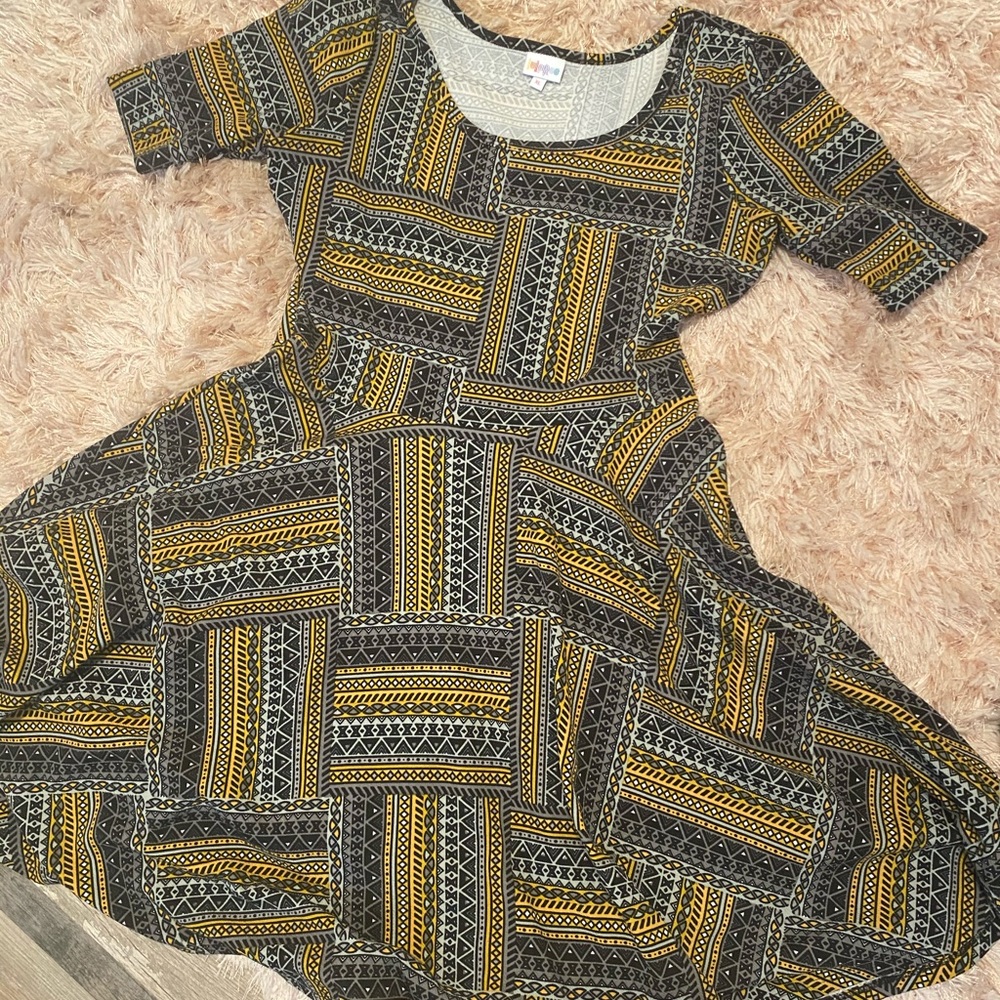 LuLaRoe 3/4 sleeve dress